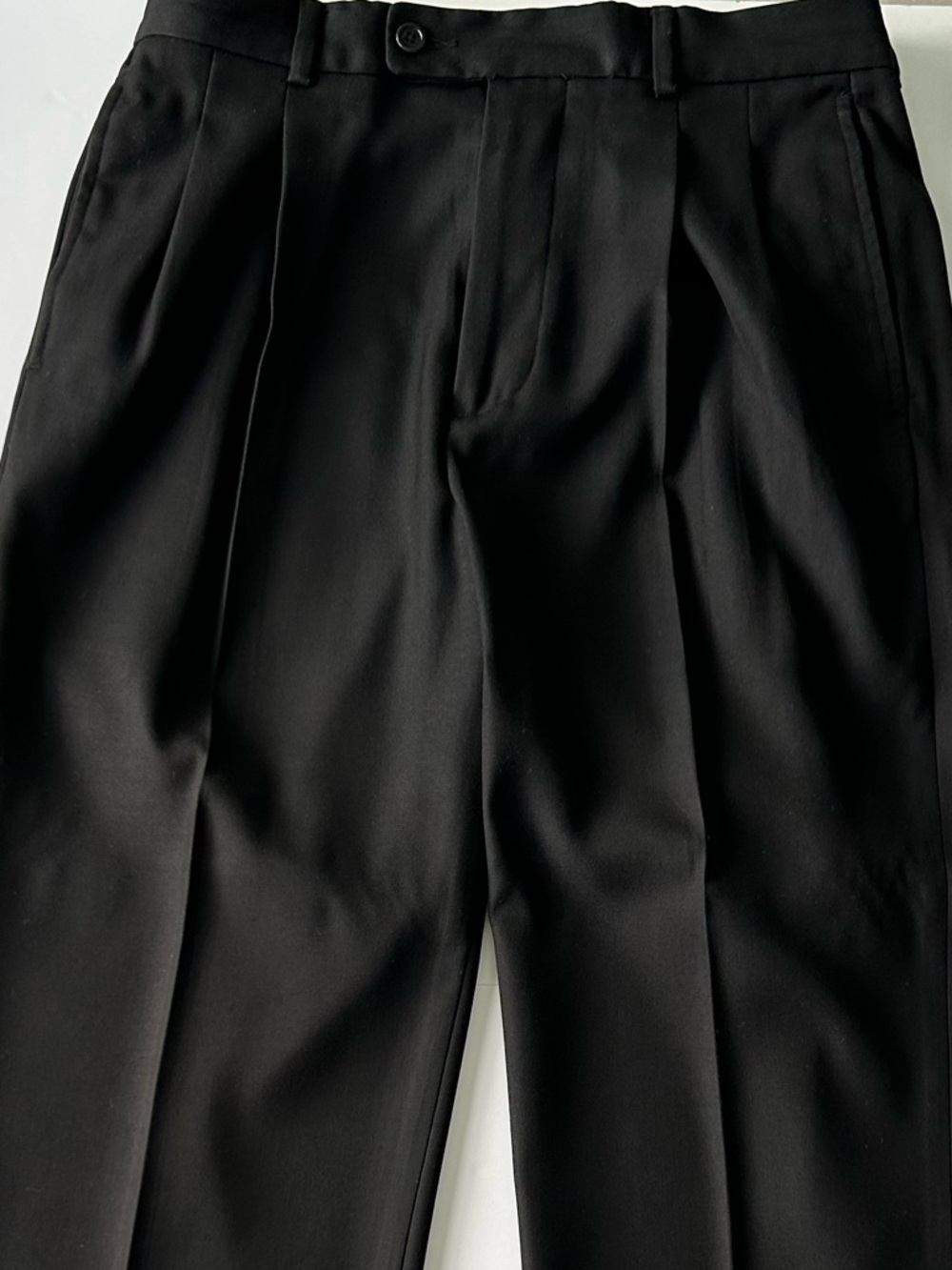 Perry Ellis Men’s Black Cuffed Leg Dress Pants Size 30/30 - NWOT - Picture 5 of 15